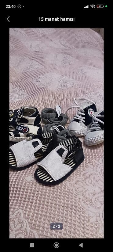 детская обувь первые шаги: Uşaq ayaqqabıları hər biri satilir hamisi 20 manat - Yaş qrupu: yeni — 1