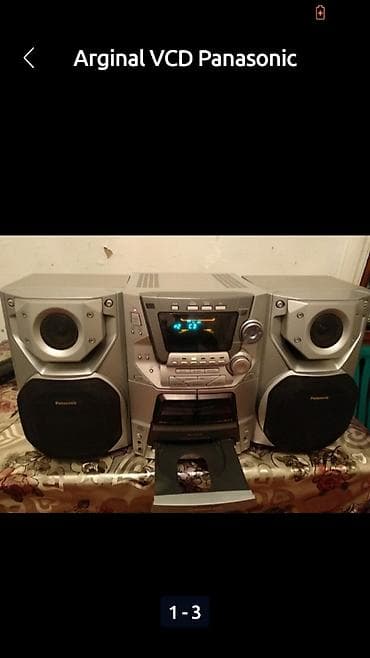 Digər auditexnika: Təmiz Panasonic musiqi mərkəzi 5disk oxudur,radio,karaoke və başqa — 3