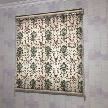 Rulon pərdə çeşidləri - Modellər: klassik naxışlı, çiçəkli printli