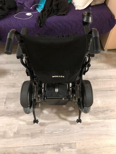 əlillər üçün araba: Elektrik təkərli kürsü – WolleX - Marka/model: WOLLEX elektrikli əlil — 4