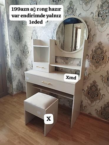 islenmis kunc divan: Açılmayan, Dördbucaq masa — 1