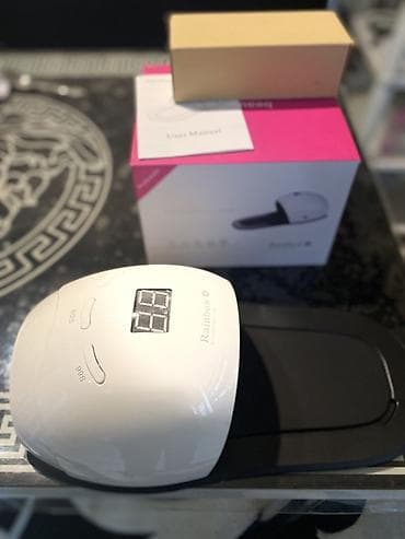 ev kinotetri: Xebaly 48W UV/LED dırnaq lampası – manikür və pedikür üçün — 2