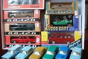 qab qaşiq: Sovet istehsalı metal köhnə avtomobil modelləri və bəzək əşyaları — 4