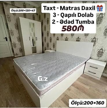 İkinəfərlik çarpayı, 2 tumba — 1