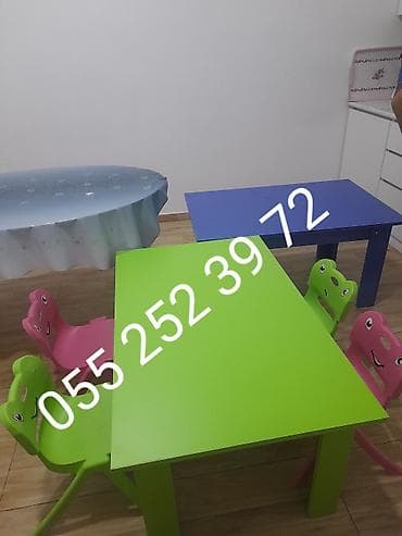 stol satisi: Oğlan üçün, Yeni, Siyirməsiz, Bağça masası, Stulsuz — 2