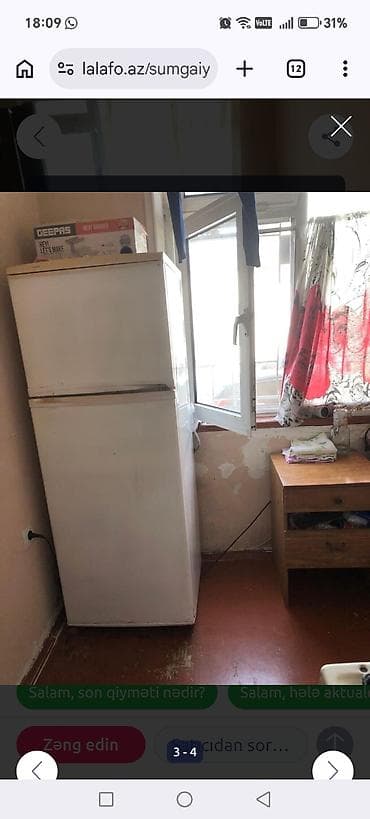 Sumqayit 14 cu mehelle 2 ci mertebe yataqxana kiraye verilir 1 nefer — 1