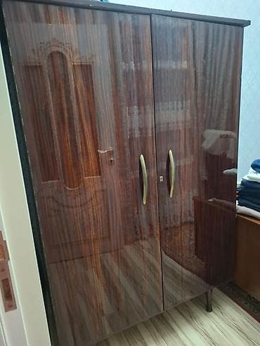 dehliz dolablar: 2 qapılı, Qəhvəyi, Taxta, Açılan, Düz dolab — 4