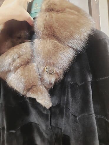 şiş qadın ətəkləri: Qadın Kürk Palto Feminadan 4000 azn alınıb - Rəng: Qara gövdə, tünd — 3