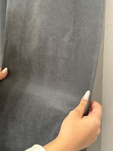 kətan pərdələr: Yeni, Kətan Pərdə, rəng - Boz — 6