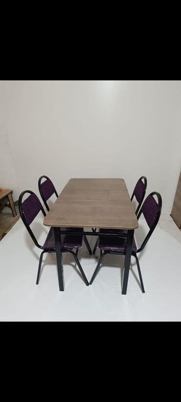 kar kürəsi: Mətbəx üçün, Yeni, Qatlanmayan, rəng - Bordo Stul — 5