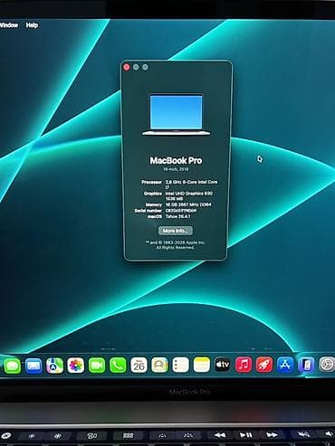 Macbook Pro 16inch 16gb ram 512gb SSD 2019 (Gray) 1) Ekranin arxa — 4