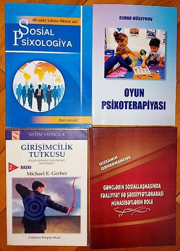 Psixologiya və biznes mövzularında 4 kitablıq dəst Dəstənin tərkibi