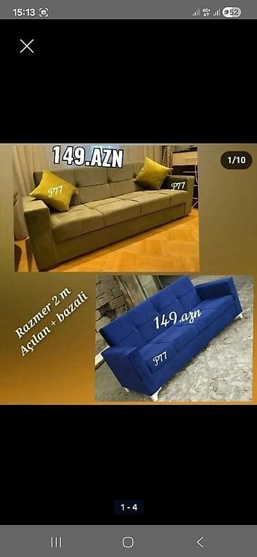 açılan divan: Di̇van-kravat, Açılan, Bazalı, Parça, Ödənişli çatdırılma — 5