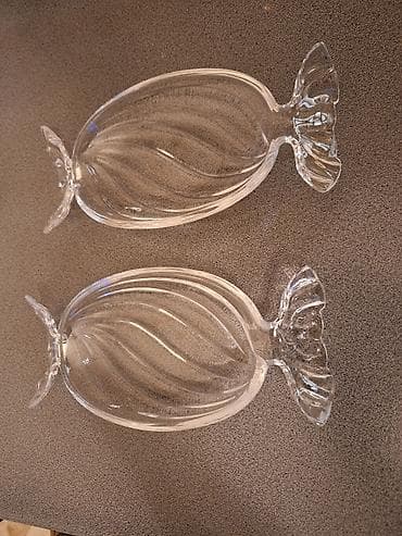 Tort və şiriniyyat qabı, rəng - Ağ, Şüşə — 2