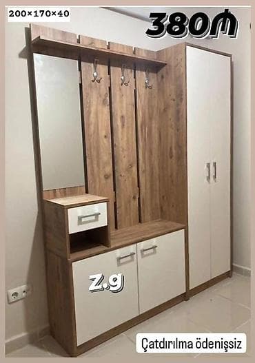 *Dəhliz Dolabı💫380Azn* ◻️Rəng seçimi sərbəst ◻️İstehsal:Rusiya Laminat lalafo.az -da *Dəhliz Dolabı💫380Azn* ◻️Rəng seçimi sərbəst ◻️İstehsal:Rusiya Laminat