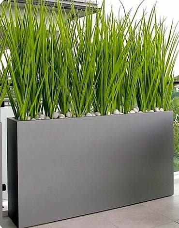 kreditle drel: Beton düzbucaqlı dekorativ güldanı/planter - Material: yüksək — 8