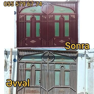 ev darvazalari: 🏠 Darvaza Təmir və Rəngləmə Xidməti! 🖌️ Ev və obyekt darvazalarınızı — 3