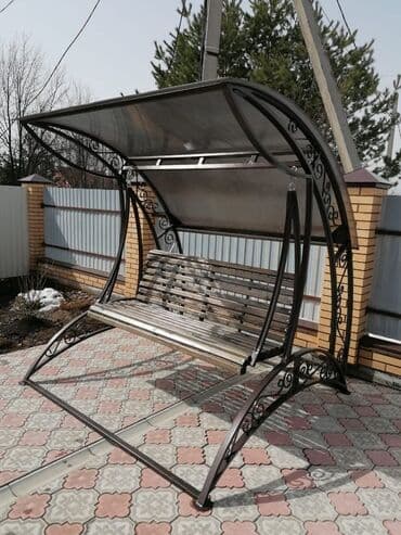 sallanan kreslo: Yeni, Divan-yelləncək, Zontikli, Metal — 5