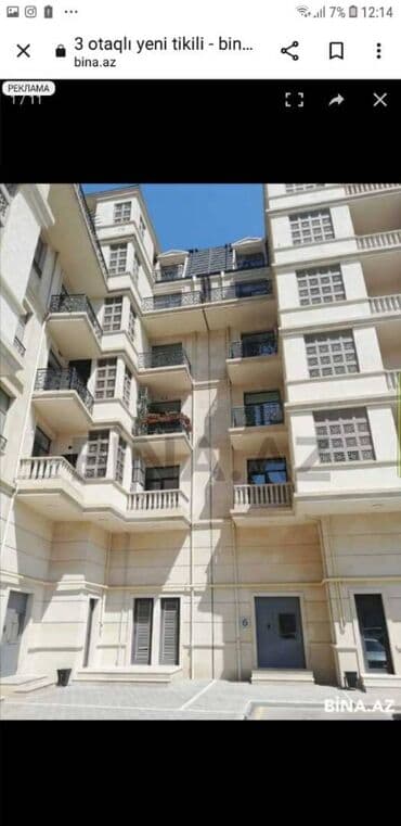 kirayə ev nizami: Xətai metrosunun yaxınlığında ag sehere yaxin yaxin 7 mertebeli — 7