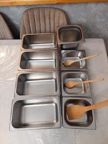 çay servis: Peşəkar mətbəx üçün paslanmayan polad GN qablar və servis — 2