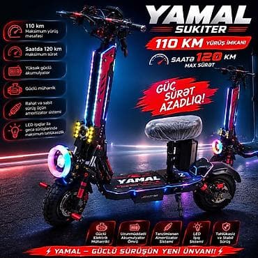 YAMAL Sukiter – güc, sürət və azadlıq! - Maksimum yürüş məsafəsi: 110