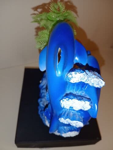 qar şəkilləri: Fiqur, Gips, rəng - Göy — 7