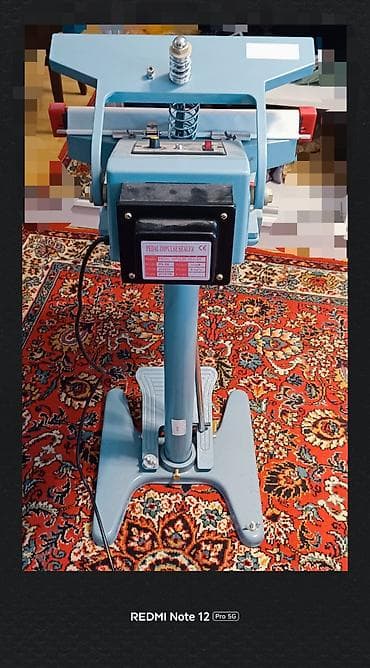 Pedallı istiliklə yapışdırma aparatı (heat sealer) - Masaüstü/ayaqlı — 2