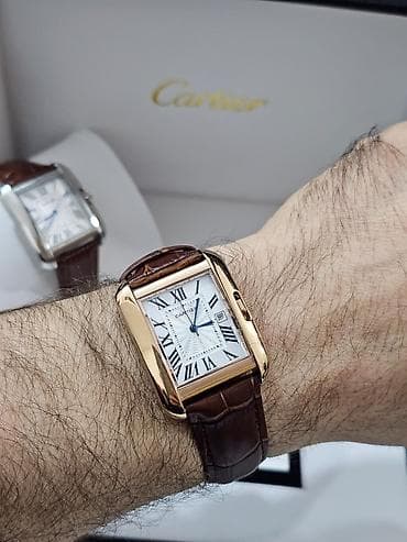 oğlan saatları: Yeni, Qol saatı, Cartier, rəng - Qara — 5