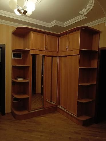 İşlənmiş, 2 qapılı, Güzgülü, Qəhvəyi, Taxta, Kupe, Künc dolab