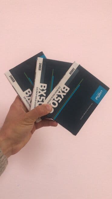 Digər kompüter aksesuarları: 240 gb Ssd Curicial 2.5 Quraşdırılma və Sistem Təminatı Daxil 750 azn