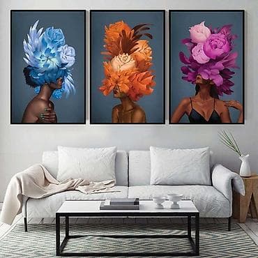 Kitablar və jurnallar: -Tablolar qalın kətan parça üzərində, tam keyfiyyətli və şəklin — 8