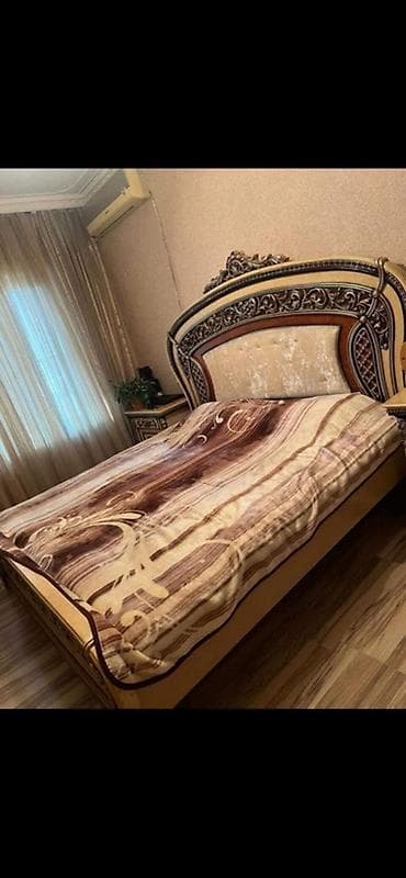 2 təknəfərlik çarpayı, 2 tumba, Dolab, Komod, Malayziya, İşlənmiş — 4