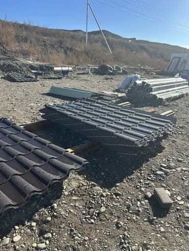 kiremit dam örtüyü: Metal dam örtükləri, rəng - Qara, Ünvandan götürmə, Pulsuz çatdırılma, Ödənişli çatdırılma, Zəmanətli — 1