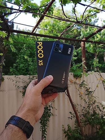 redmi 5 plus: Poco X5, 256 GB, rəng - Qara, Barmaq izi — 2