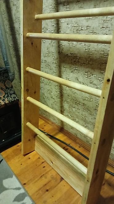 Digər idman və istirahət malları: Məhsul: Taxta İsveç divar nərdivanı (gymnastic wall bar) Sifarişlə — 3