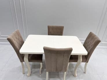 стол стулья: Для кухни, Раскладной, Прямоугольный стол, 4 стула — 2