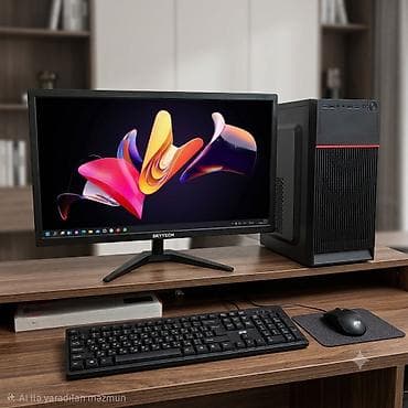 24 inç monitor, 8 GB Ram, 3.4 GHz, İ5
Tam komplekt