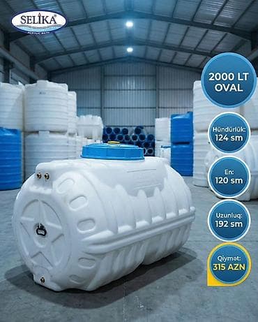 Bak, Plastik, 2000 l l