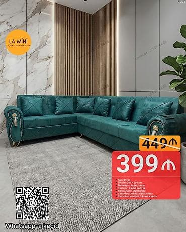 Künc divan, Açılan, Bazalı, Şəhərdaxili pulsuz çatdırılma