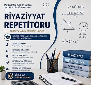 bağca muəllimi: Repetitor, Riyaziyyat, Rus dili, İmtahanlara hazırlıq — 1
