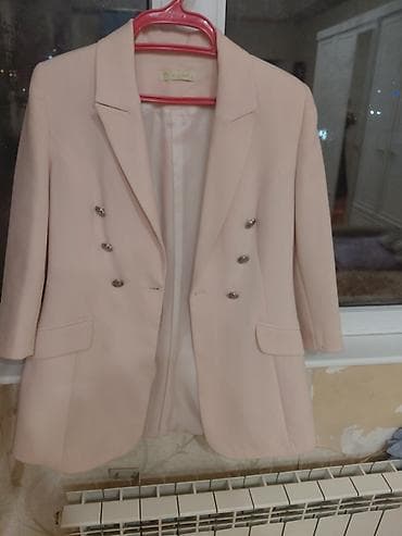 hərf: Qadın blazer jaket - Rəng: açıq pudra/şaftalı tonları - Model: iki — 3