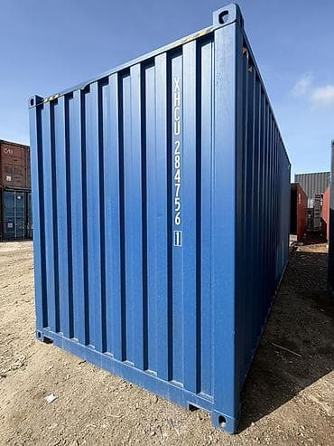 kanteyner: 20 fut High-Cube (25G1) yük konteyneri - Rəng: mavi, ISO standart — 6