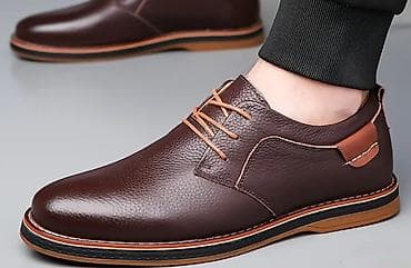 Туфли: Kişi üçün klassik üslubda gündəlik ayaqqabı dəri - Rəng: tünd — 2