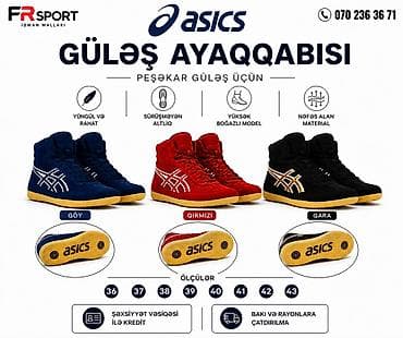 asics krasofka: 💥 barsofka, güləş ayaqqabıları ✅ 7/24 əlaqə saxlaya bilərsiz. ✅ — 1