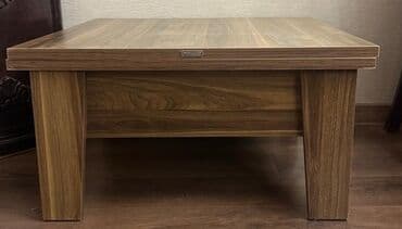 açılan masalar: Jurnal masası, İşlənmiş, Açılan, Taxta, Kvadrat masa — 2