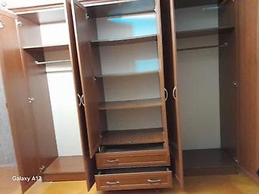 ucuz şifaner: İşlənmiş, 5 qapı, Güzgülü, Qəhvəyi, Digər material, Açılan, Düz dolab — 9