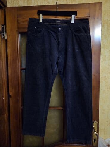 şalvar kişi: Klassik Şalvar, Massimo Dutti, rəng - Qara — 1