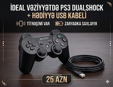 bakcell huawei modem: PS3 DualShock oyun pultu + hədiyyə USB kabeli ! - Sony DualShock 3 — 1