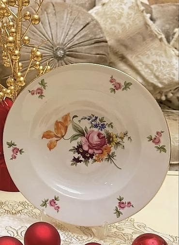 boşqablar: Boşqablar, 1 əd, rəng - Ağ, Farfor, Çexiya — 2