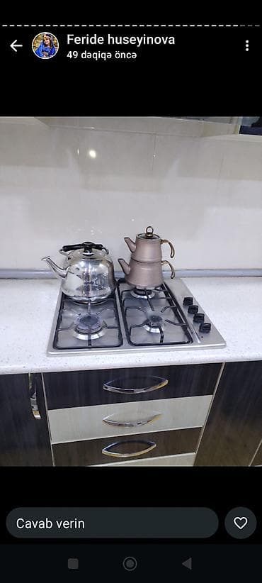 metbexd mebelleri: Mətbəx mebeli və avadanlıq paketi Qaz moyka aspirator verilir - Üst — 3